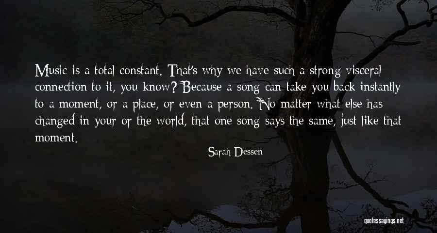 You're A Strong Person Quotes By Sarah Dessen