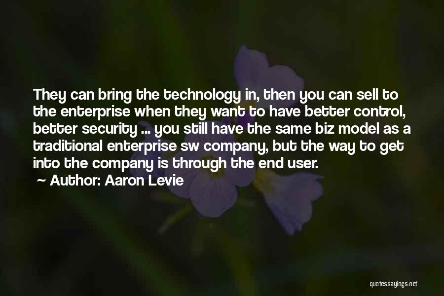 You're A User Quotes By Aaron Levie