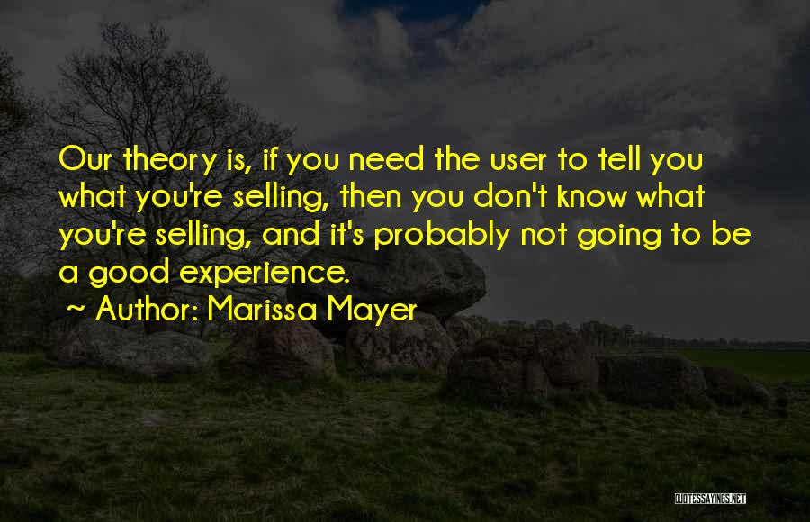 You're A User Quotes By Marissa Mayer