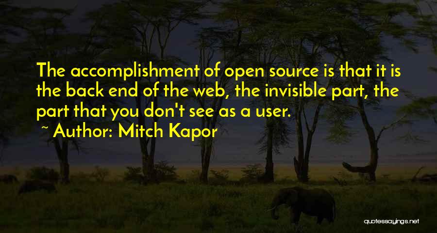 You're A User Quotes By Mitch Kapor