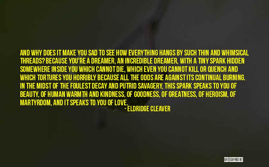 You're Beauty Quotes By Eldridge Cleaver