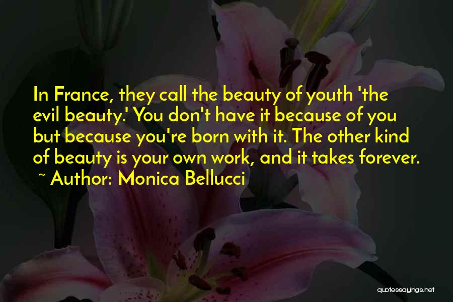 You're Beauty Quotes By Monica Bellucci