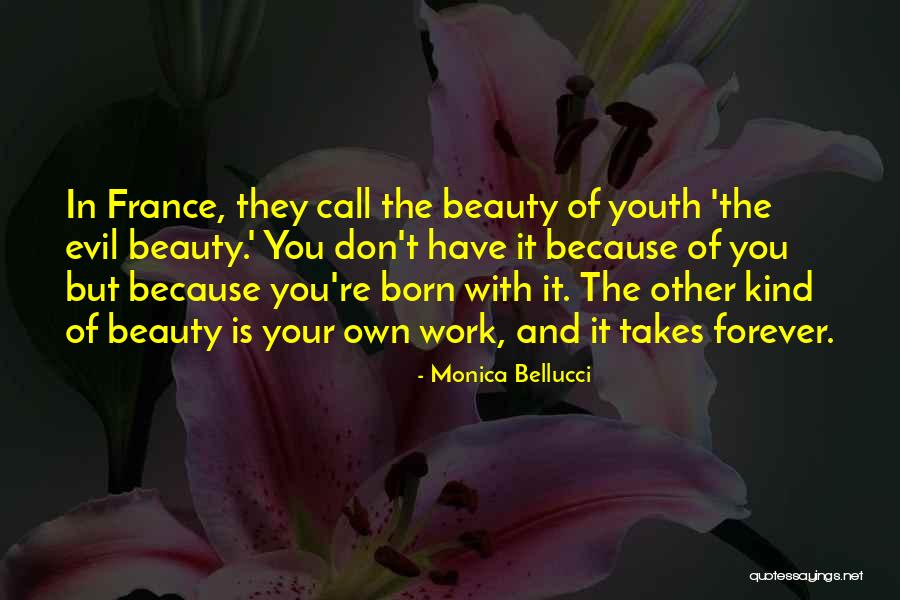 You're Beauty Quotes By Monica Bellucci