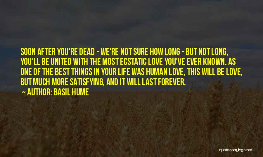 You're Dead Quotes By Basil Hume