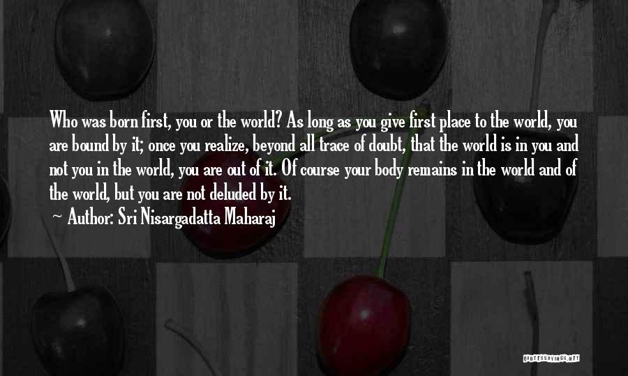 You're Deluded Quotes By Sri Nisargadatta Maharaj