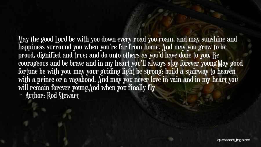 You're Finally Home Quotes By Rod Stewart