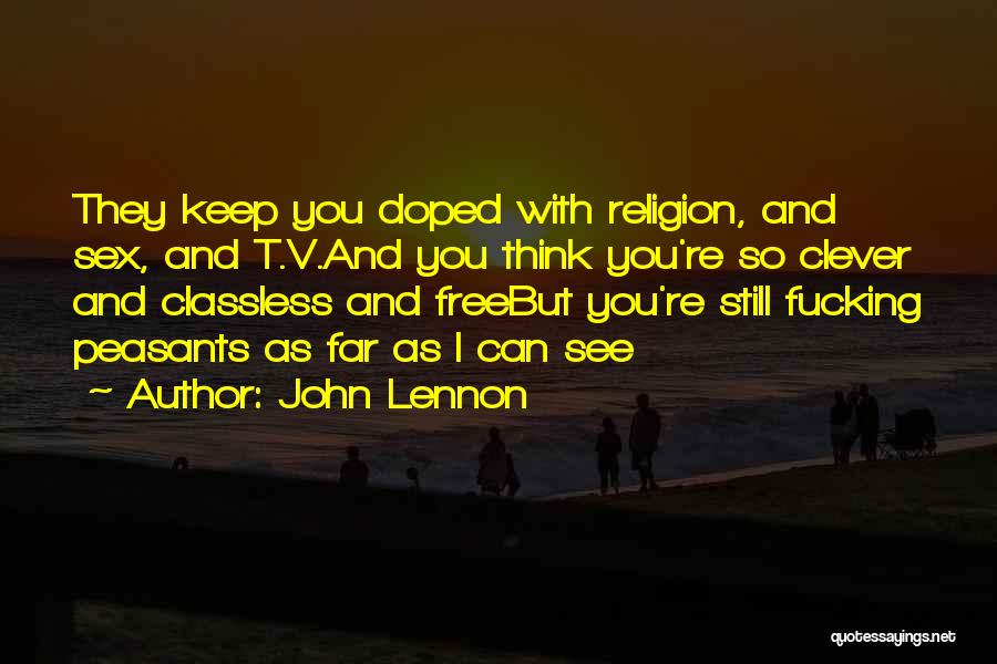 You're Free Quotes By John Lennon