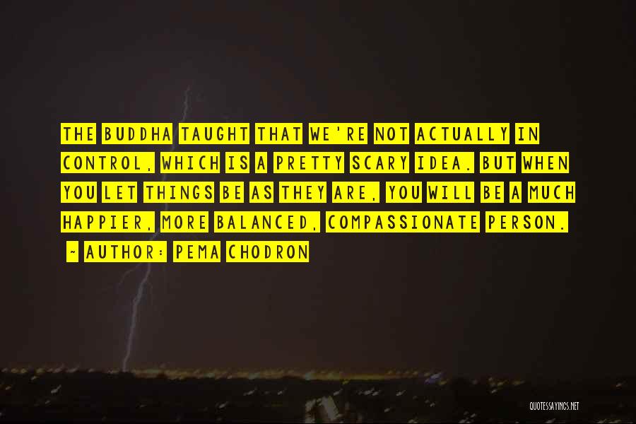 You're In Control Quotes By Pema Chodron