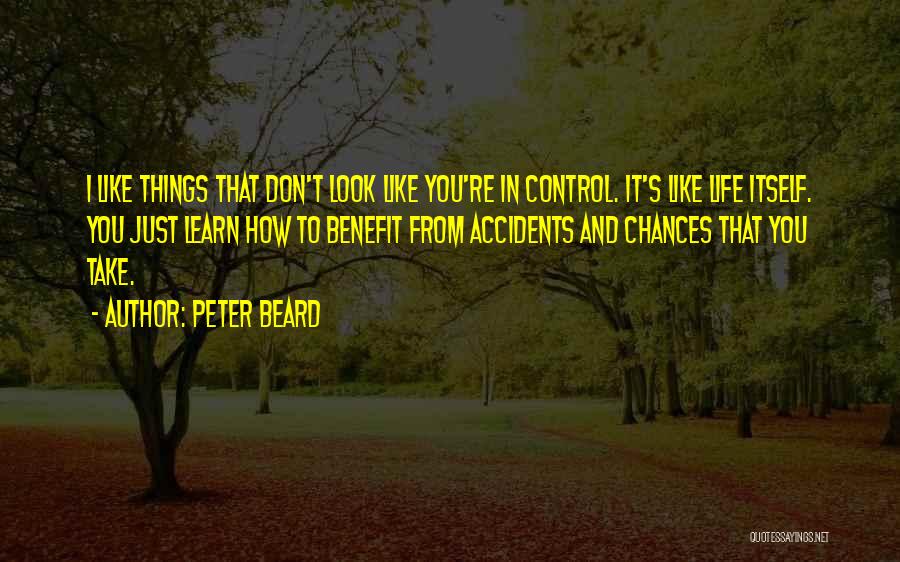 You're In Control Quotes By Peter Beard