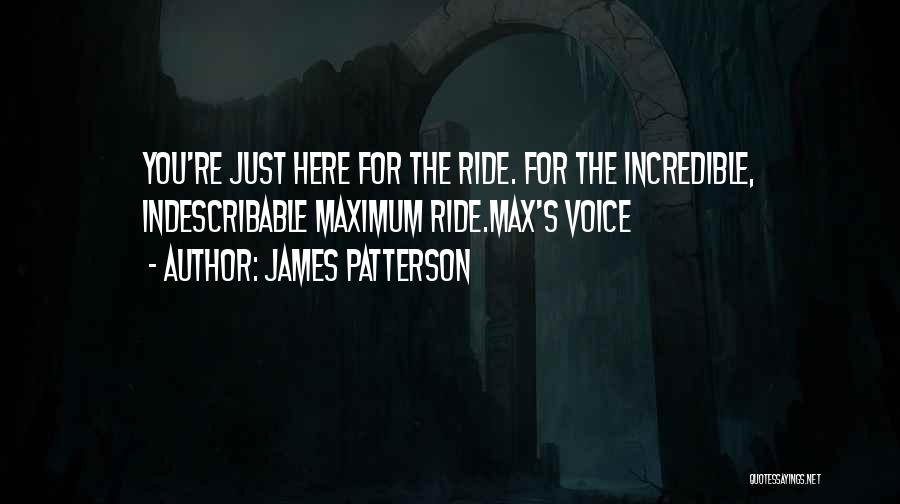 You're Indescribable Quotes By James Patterson