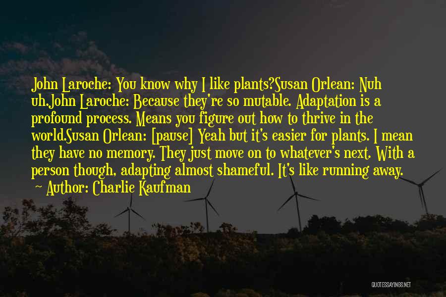 You're Just A Memory Quotes By Charlie Kaufman