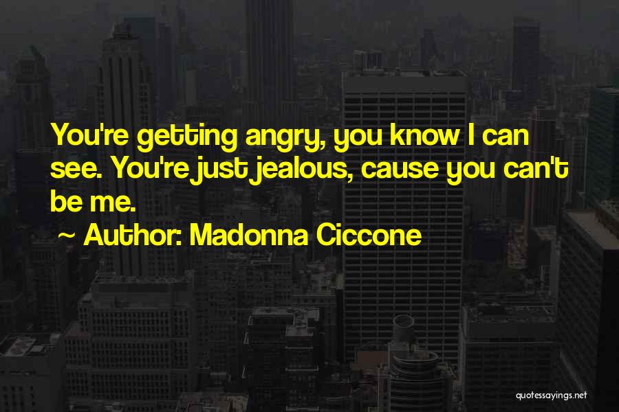 You're Just Jealous Quotes By Madonna Ciccone