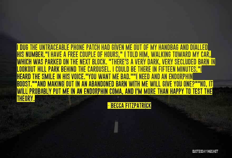 You're Making Me Smile Quotes By Becca Fitzpatrick