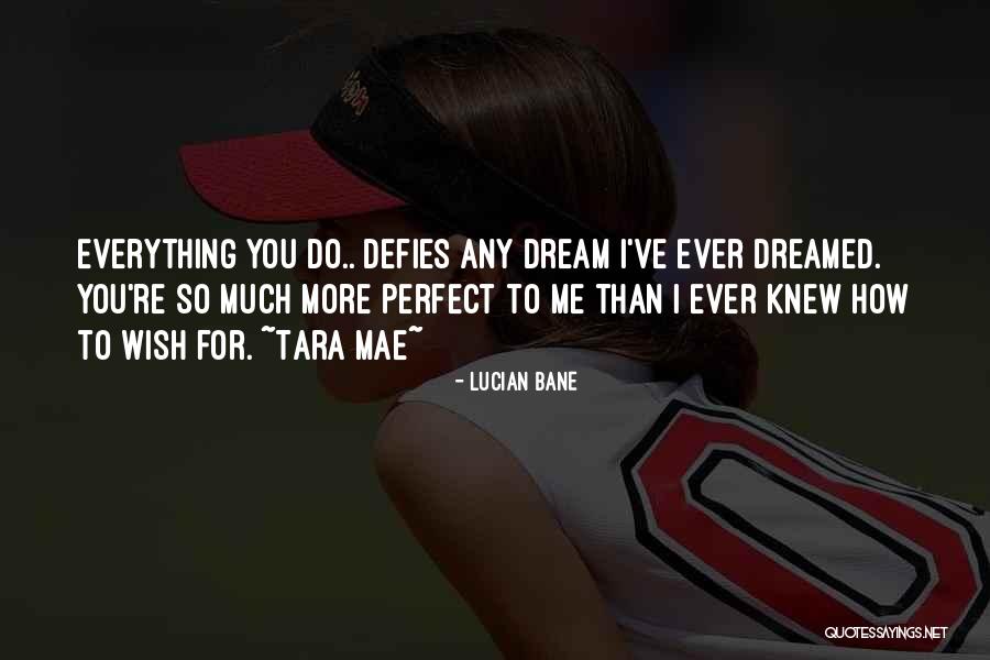 You're More Than Perfect Quotes By Lucian Bane You're More Than Perfect Quotes By Lucian Bane