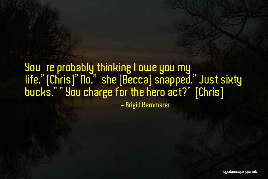 You're My Hero Quotes By Brigid Kemmerer