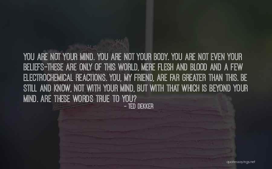 You're My True Friend Quotes By Ted Dekker You're My True Friend Quotes By Ted Dekker