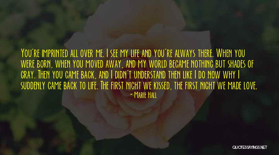 You're My World Love Quotes By Marie Hall