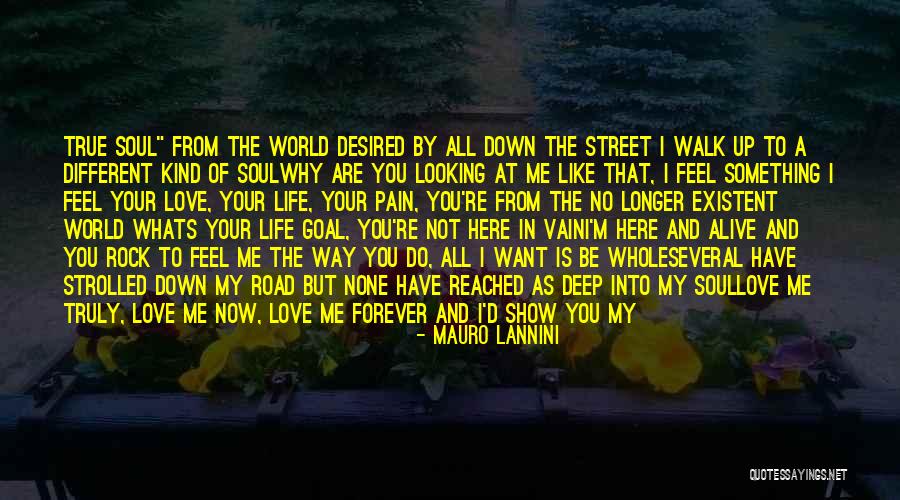 You're My World Love Quotes By Mauro Lannini