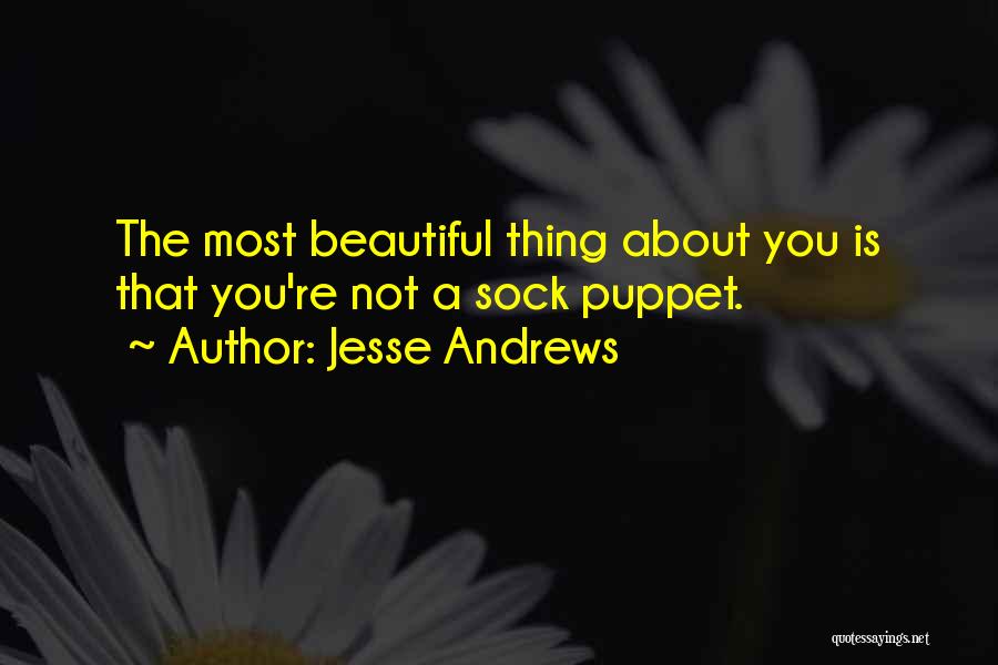 You're Not Beautiful Quotes By Jesse Andrews