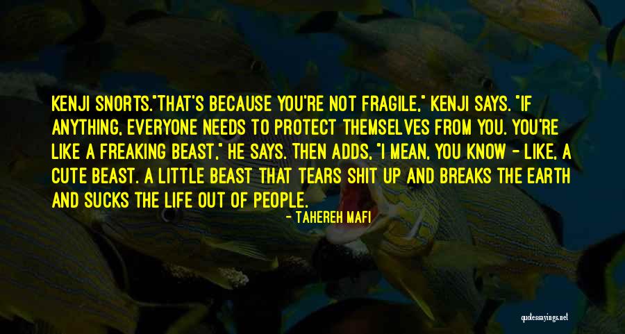 You're Not Cute Quotes By Tahereh Mafi You're Not Cute Quotes By Tahereh Mafi