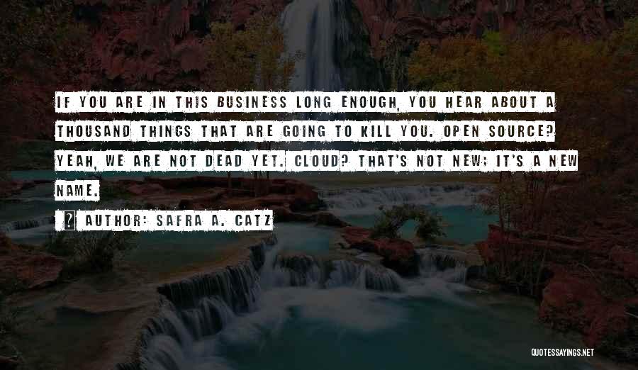 You're Not Dead Yet Quotes By Safra A. Catz