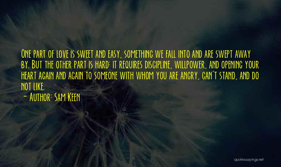 You're Not Easy To Love Quotes By Sam Keen