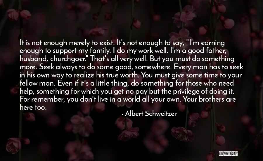 You're Not Even Worth My Time Quotes By Albert Schweitzer You're Not Even Worth My Time Quotes By Albert Schweitzer