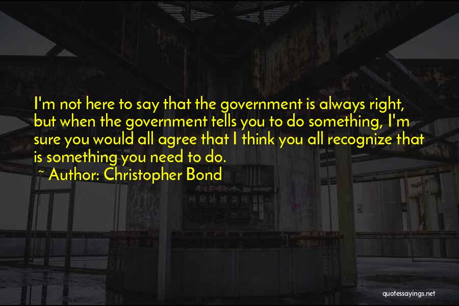 You're Not Here When I Need You Quotes By Christopher Bond