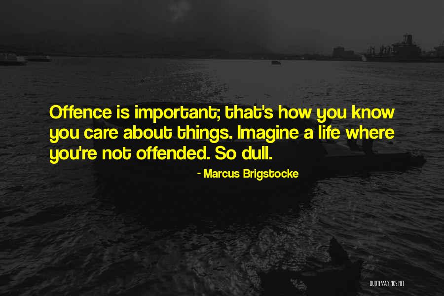 You're Not Important Quotes By Marcus Brigstocke You're Not Important Quotes By Marcus Brigstocke