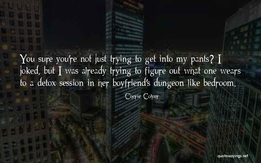 You're Not My Boyfriend Quotes By Cherie Colyer You're Not My Boyfriend Quotes By Cherie Colyer