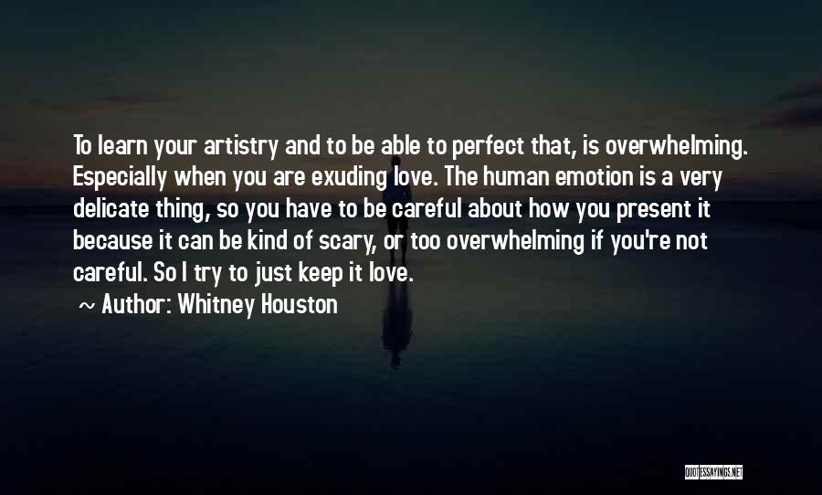 You're Not Perfect Love Quotes By Whitney Houston