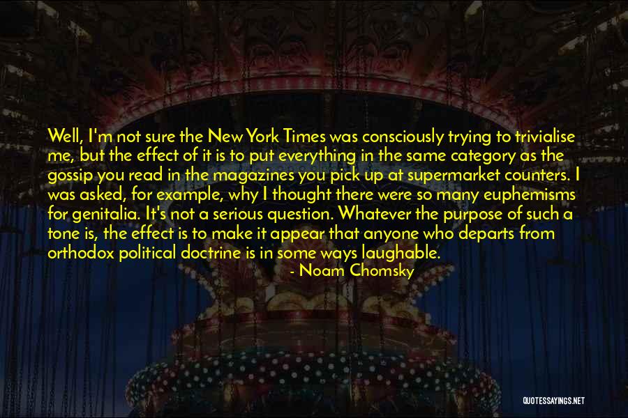 You're Not Who I Thought You Were Quotes By Noam Chomsky