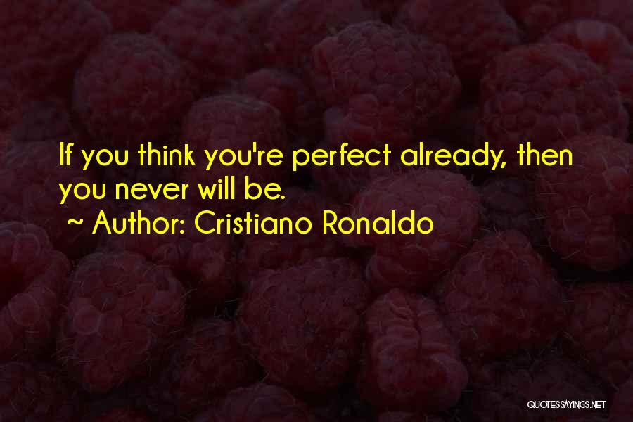 You're Perfect Quotes By Cristiano Ronaldo
