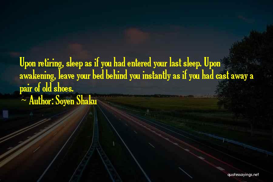 You're Retiring Quotes By Soyen Shaku