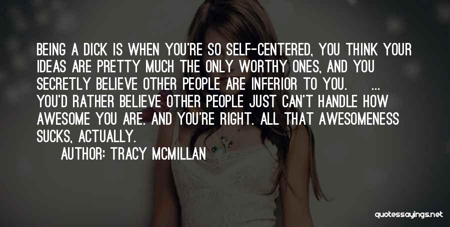 You're So Awesome Quotes By Tracy McMillan