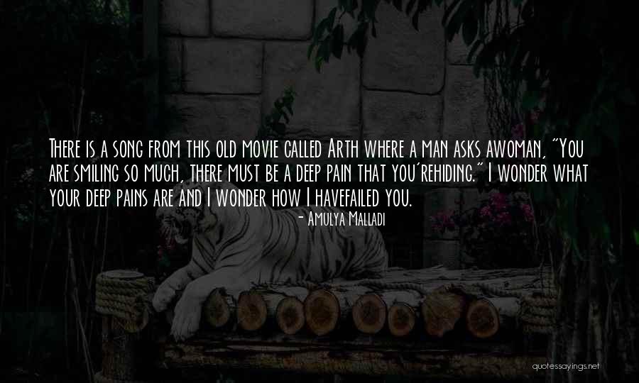 You're So Deep Quotes By Amulya Malladi You're So Deep Quotes By Amulya Malladi