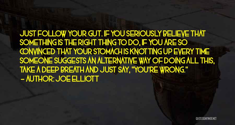 You're So Deep Quotes By Joe Elliott