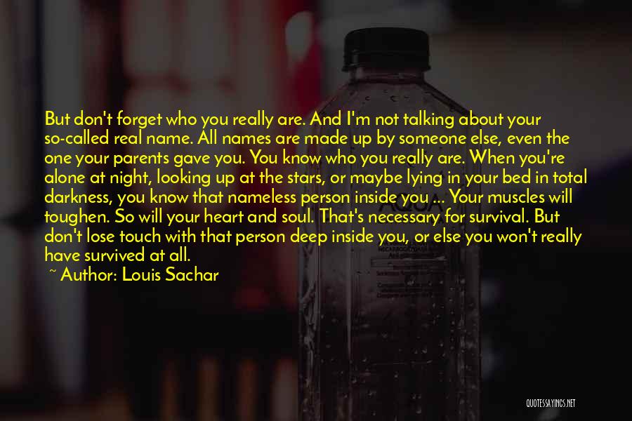 You're So Deep Quotes By Louis Sachar