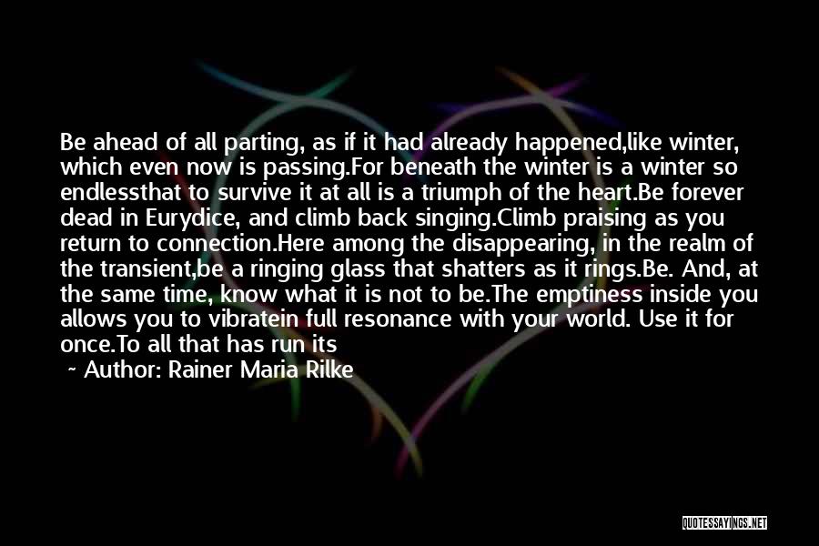 You're So Full Of Yourself Quotes By Rainer Maria Rilke