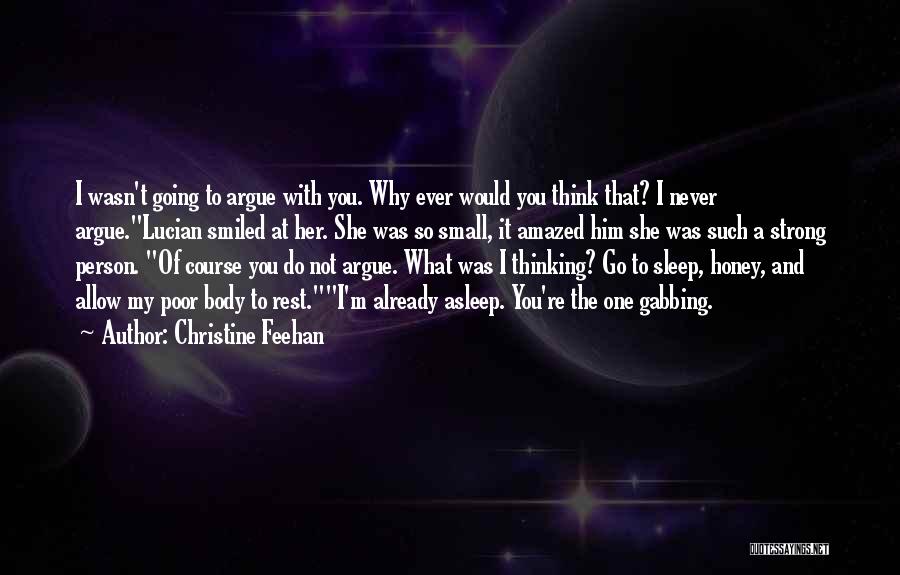 You're Strong Quotes By Christine Feehan