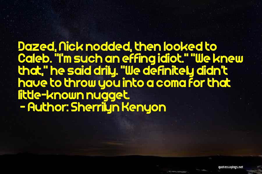 You're Such An Idiot Quotes By Sherrilyn Kenyon