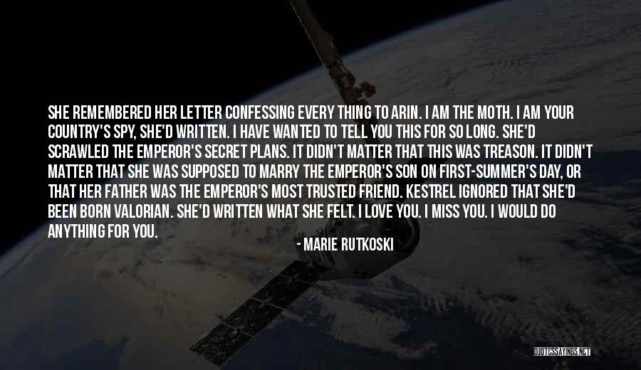 You're Supposed To Be My Best Friend Quotes By Marie Rutkoski