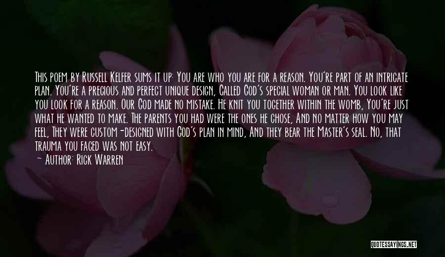 You're The Perfect Woman Quotes By Rick Warren