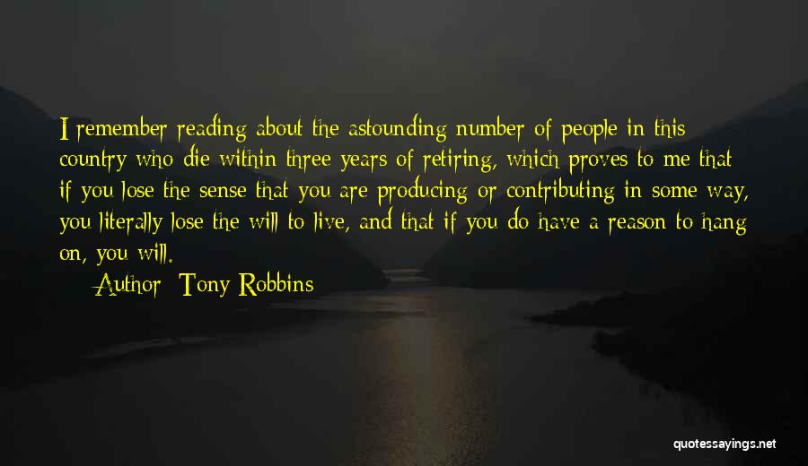 You're The Reason I Live Quotes By Tony Robbins
