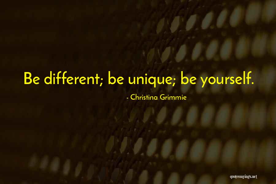Yourself Being Unique Quotes By Christina Grimmie Yourself Being Unique Quotes By Christina Grimmie