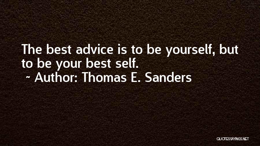 Yourself Confidence Quotes By Thomas E. Sanders