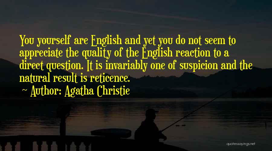 Yourself English Quotes By Agatha Christie