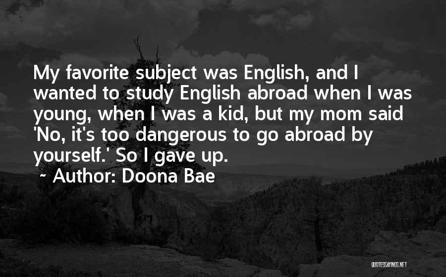 Yourself English Quotes By Doona Bae