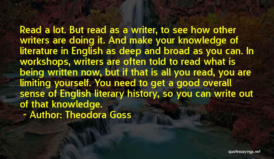 Yourself English Quotes By Theodora Goss