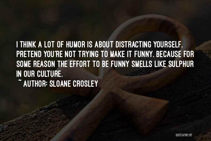 Yourself Funny Quotes By Sloane Crosley